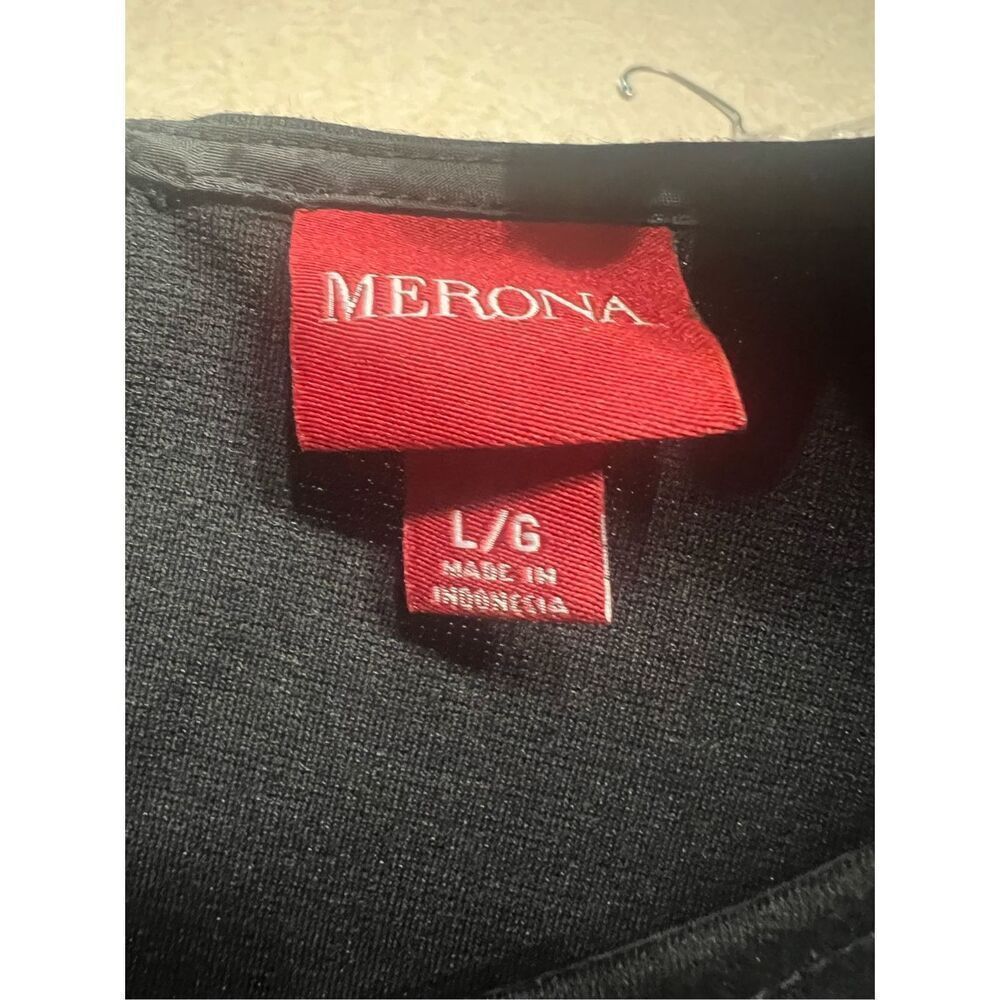 Merona Sleeveless Black Dress Sz L NWT - Picture 4 of 8